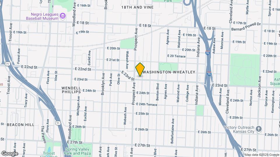 2610-2616 E 23rd St Mapa y Detalles de la Ubicación