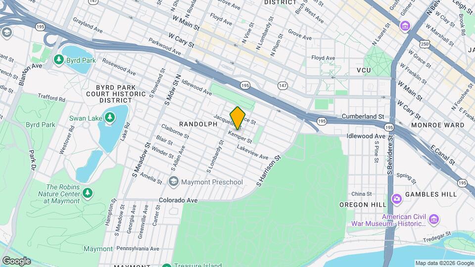 1506 Kemper St Map and Location Details