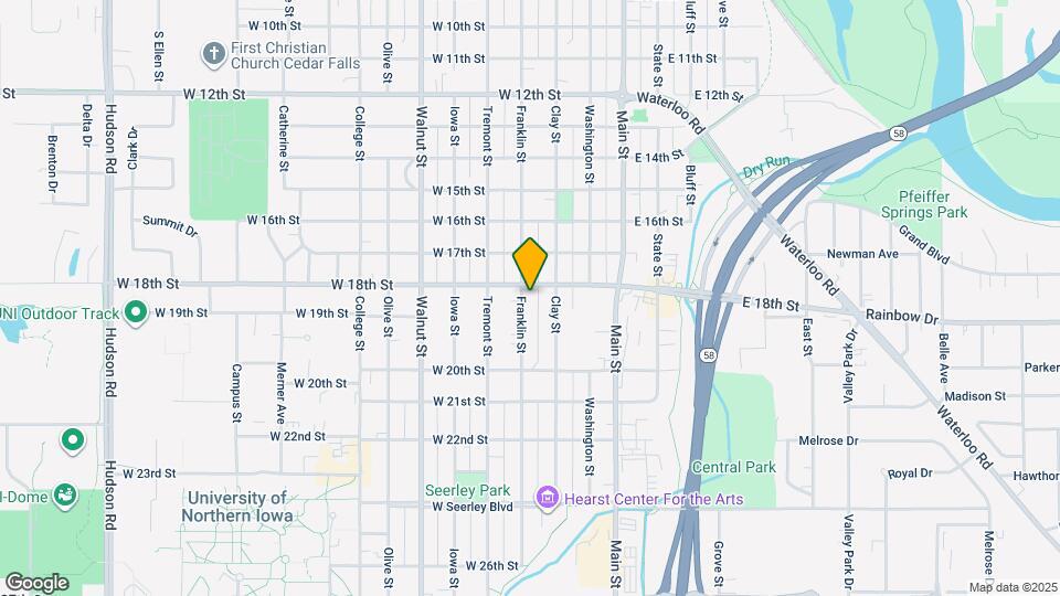 1810 Franklin St Map and Location Details