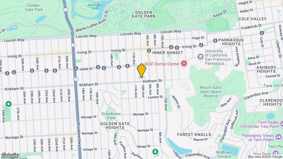 1495 10th Ave Mapa y Detalles de la Ubicación