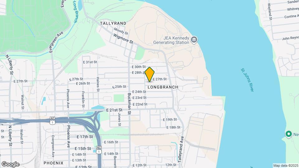 1823 E 25th St Map and Location Details