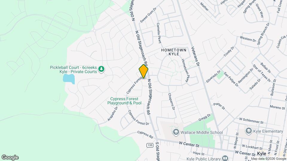 1136 Olympic Ln Map and Location Details
