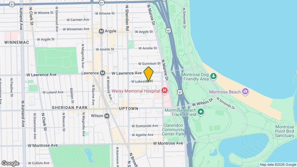 849 W Lakeside Plz, Unit 1E Map and Location Details