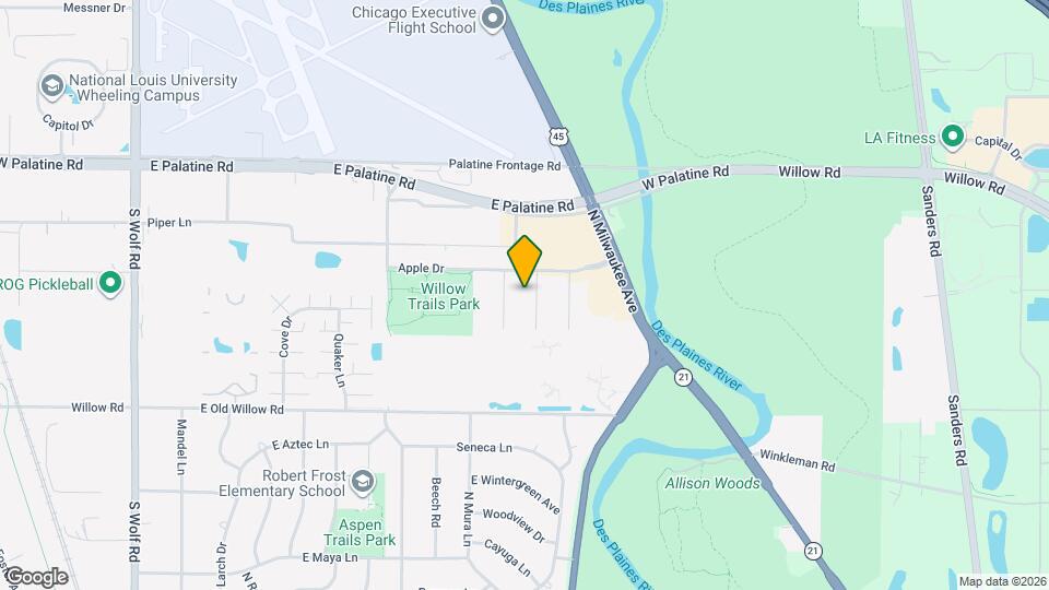 860 Winesap Ct, Unit 105 Map and Location Details