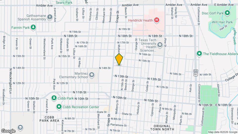 1368 Mulberry St Map and Location Details