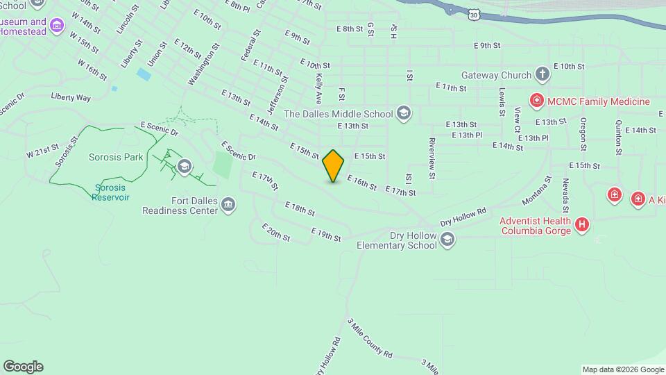 917 E Scenic Dr Map and Location Details