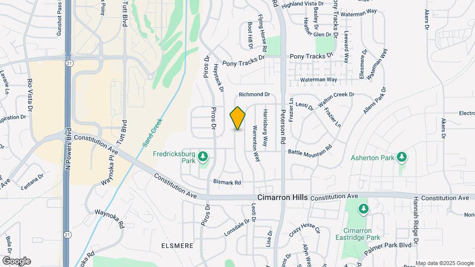 2875 Richmond Dr Mapa y Detalles de la Ubicación