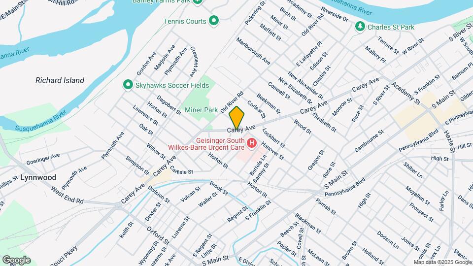378 Carey Ave Mapa y Detalles de la Ubicación