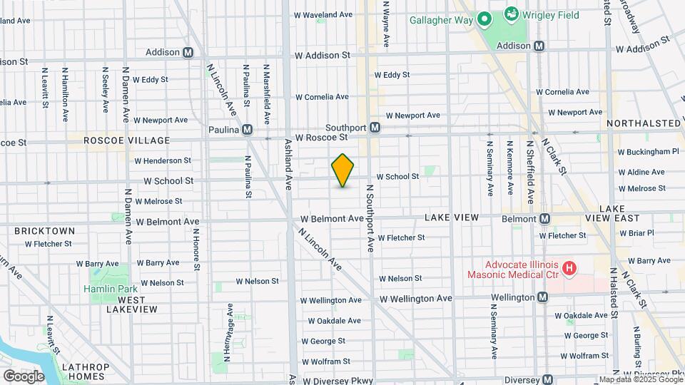 1440 W Melrose St, Unit 2 Map and Location Details