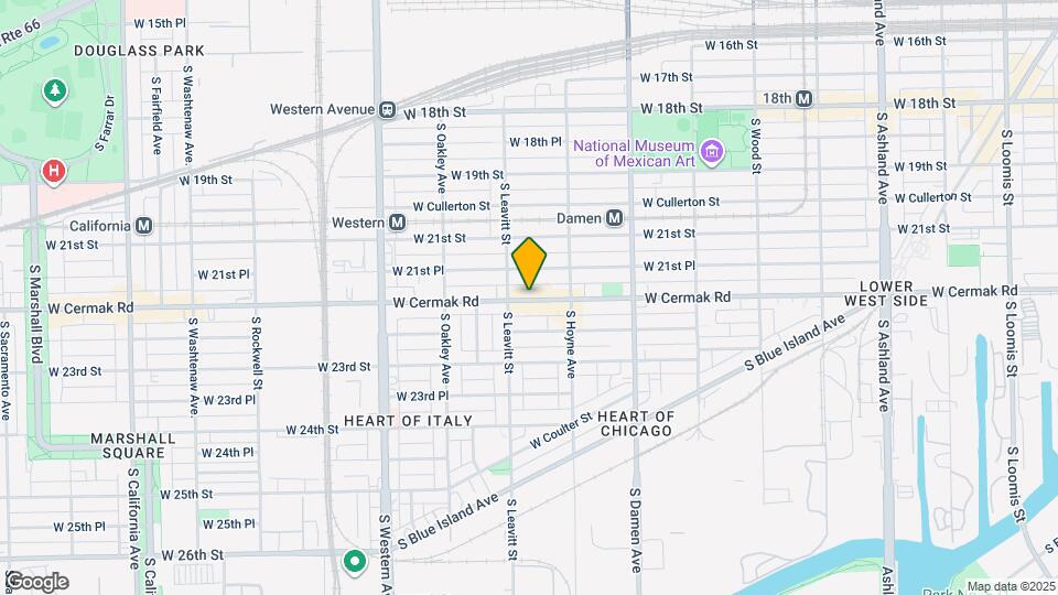 2140 W Cermak Rd Map and Location Details