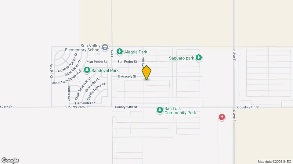 3923 E Ortega St Map and Location Details