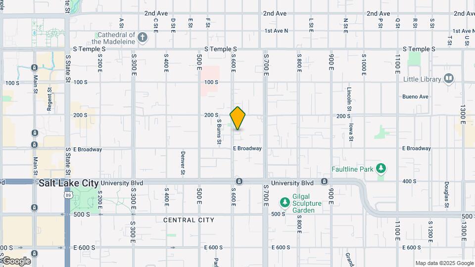 243 S 600 East - 6-Unit -6 Map and Location Details