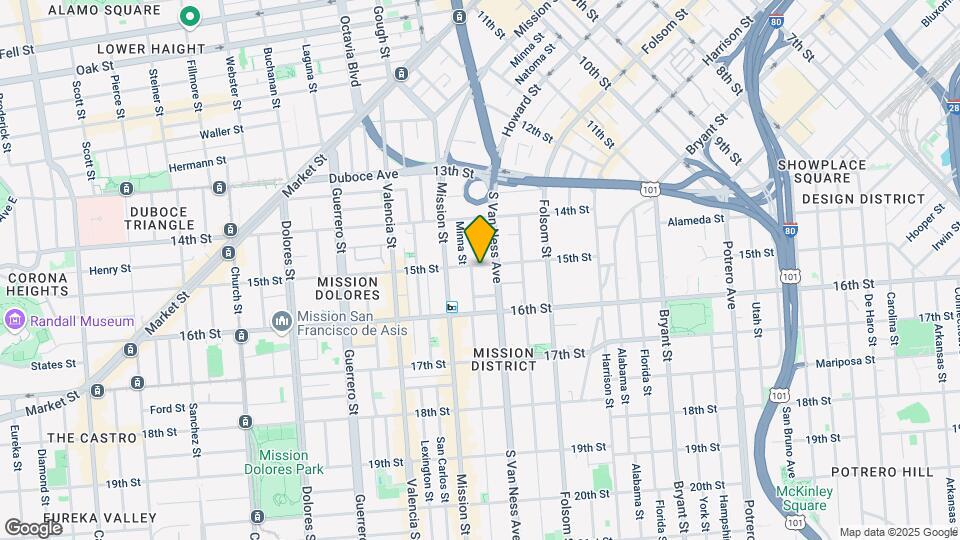 1533-1539 15th St Mapa y Detalles de la Ubicación