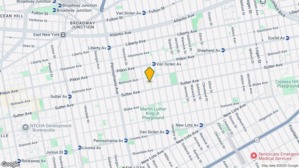 414 Miller Ave Mapa y Detalles de la Ubicación
