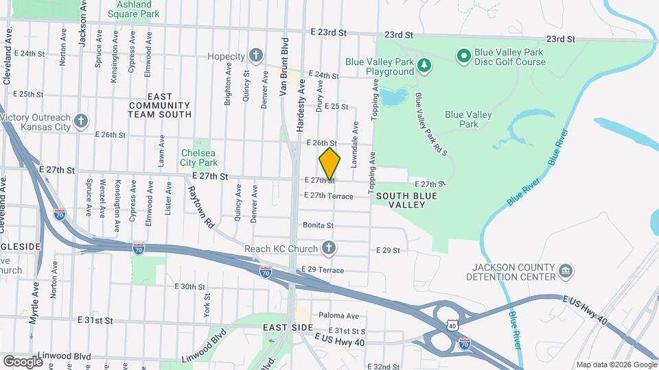 5441 E 27th St Map and Location Details