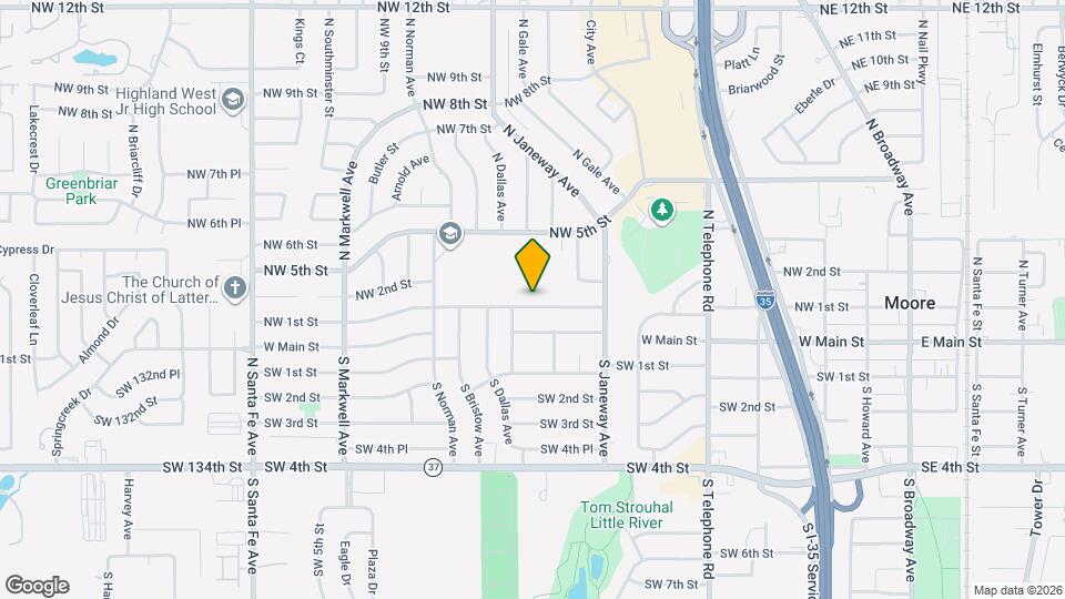 753 NW 1st St Map and Location Details