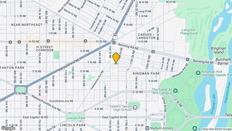 1524 F St NE Mapa y Detalles de la Ubicación