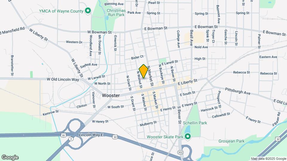 140 W North St, Unit Apt A Map and Location Details