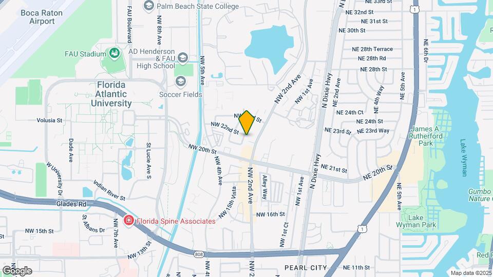 2198 NW 3rd Ave Mapa y Detalles de la Ubicación