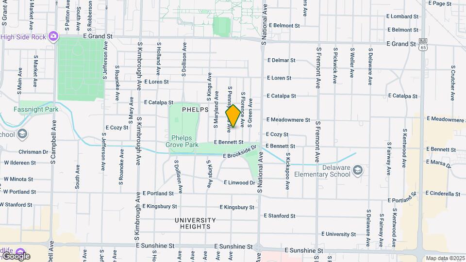 1330 S Pennsylvania Ave Map and Location Details