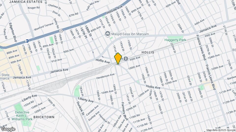 190-04 Hollis Ave Map and Location Details