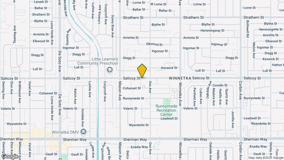 20324 Saticoy St Map and Location Details