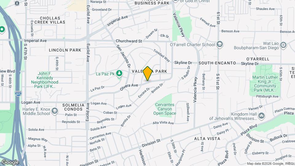 5531 Olvera Ave Map and Location Details