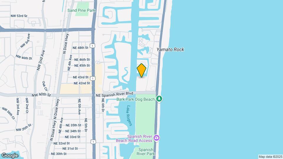 4101 N Ocean Blvd Map and Location Details