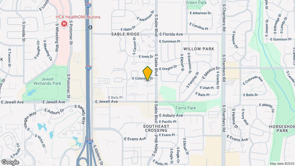 14464 E Colorado Dr Map and Location Details