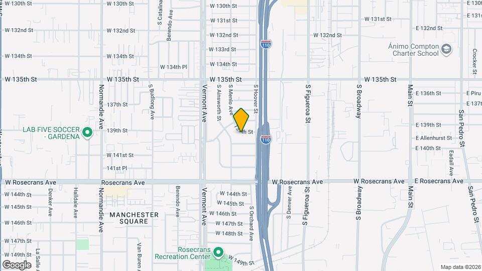 734 W 139th St Mapa y Detalles de la Ubicación