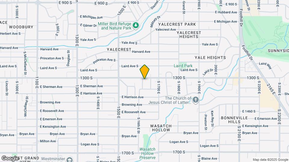 1311 S 1615 E Map and Location Details