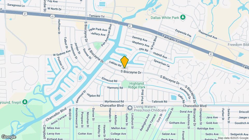 6770 S Biscayne Dr Map and Location Details