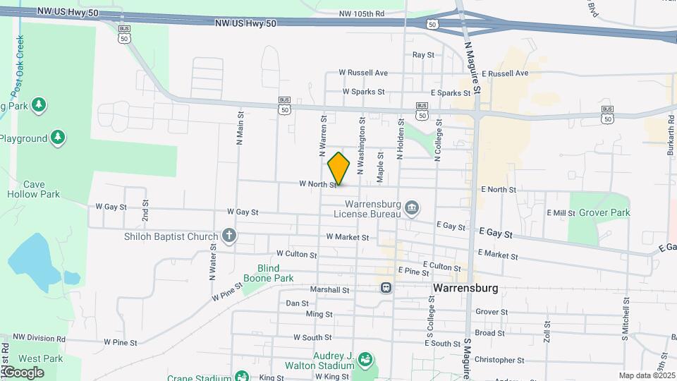 212 W North St Map and Location Details