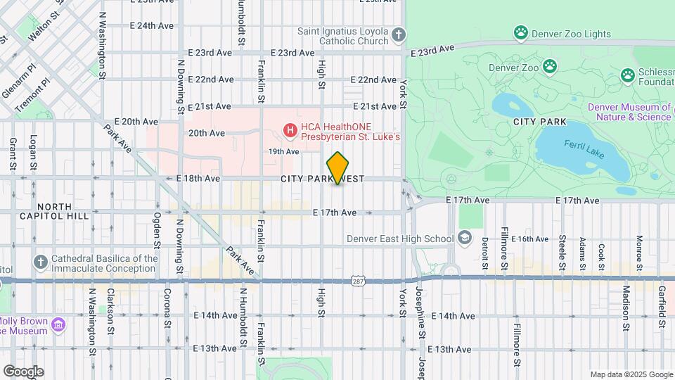 1757 Race St Map and Location Details