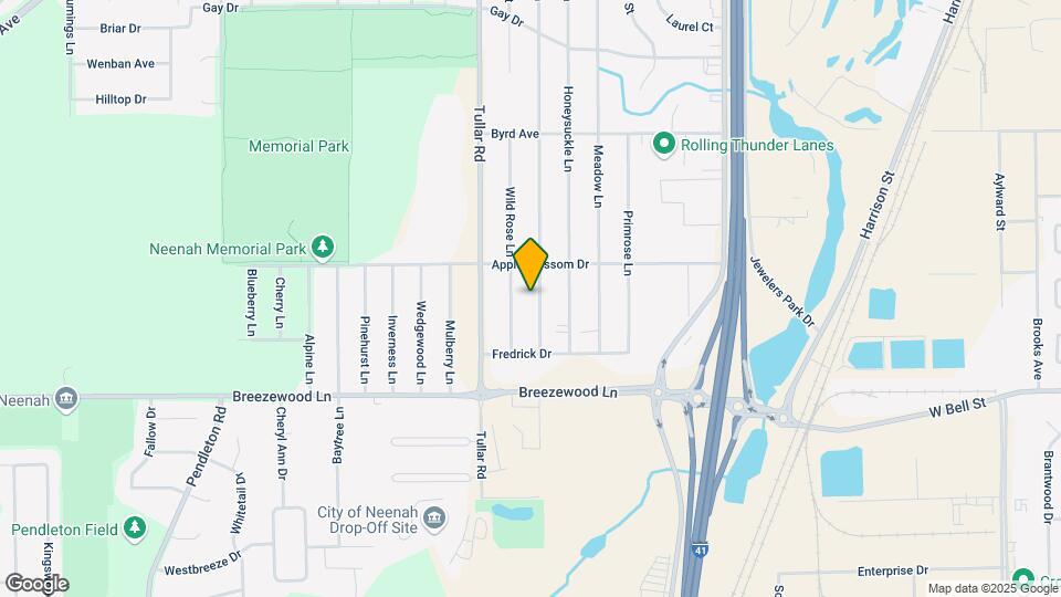 1325 Green Acres Ln Mapa y Detalles de la Ubicación