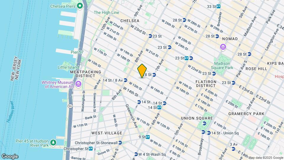 223 W 16th St Map and Location Details