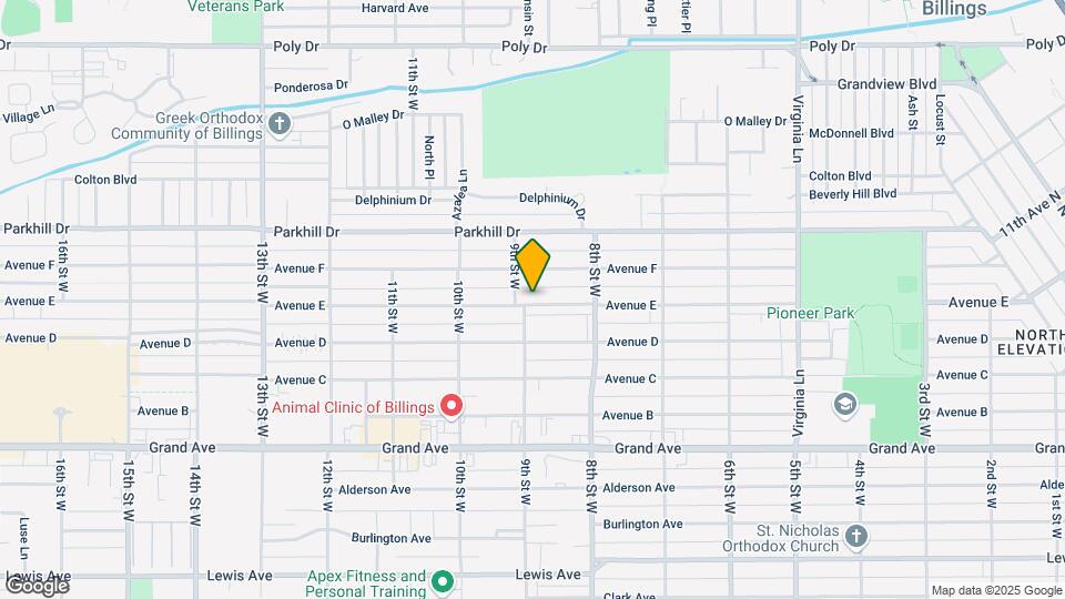 845 Avenue E Map and Location Details