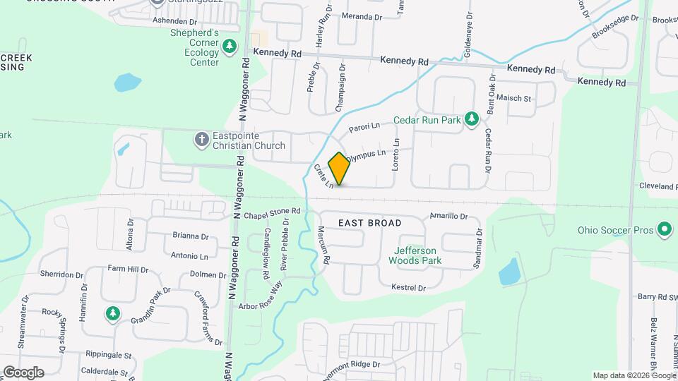 8245 Crete Ln Map and Location Details