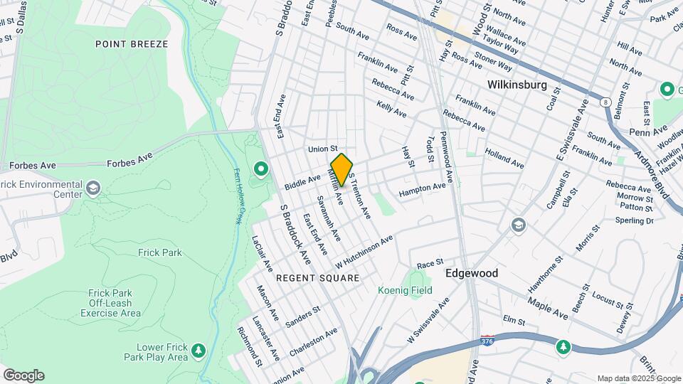 833 Mifflin Ave Mapa y Detalles de la Ubicación