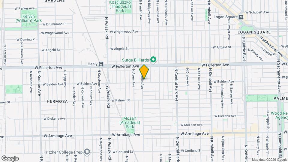 3754 W Belden Ave, Unit 1 Map and Location Details