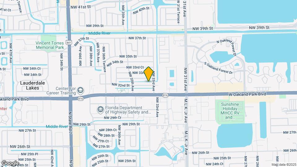 3349 NW 32nd St Map and Location Details