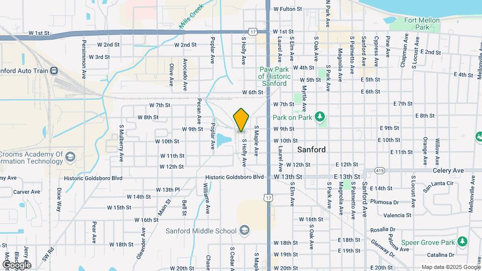906 S Holly Ave Map and Location Details