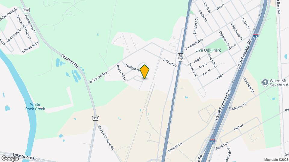 412 Greenfield Dr Map and Location Details