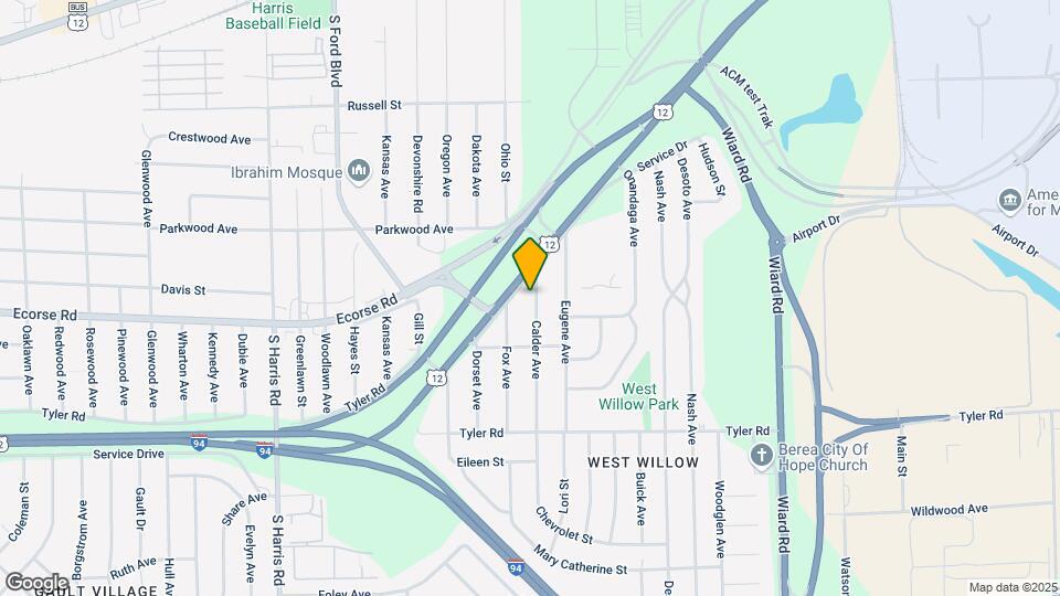 590 Calder Ave Map and Location Details