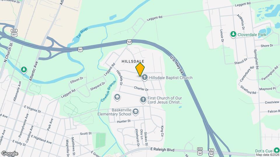 1420 Barnes St Map and Location Details