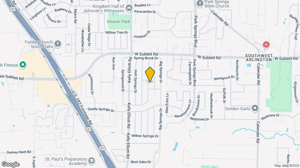 6205 Maple Springs Dr Map and Location Details
