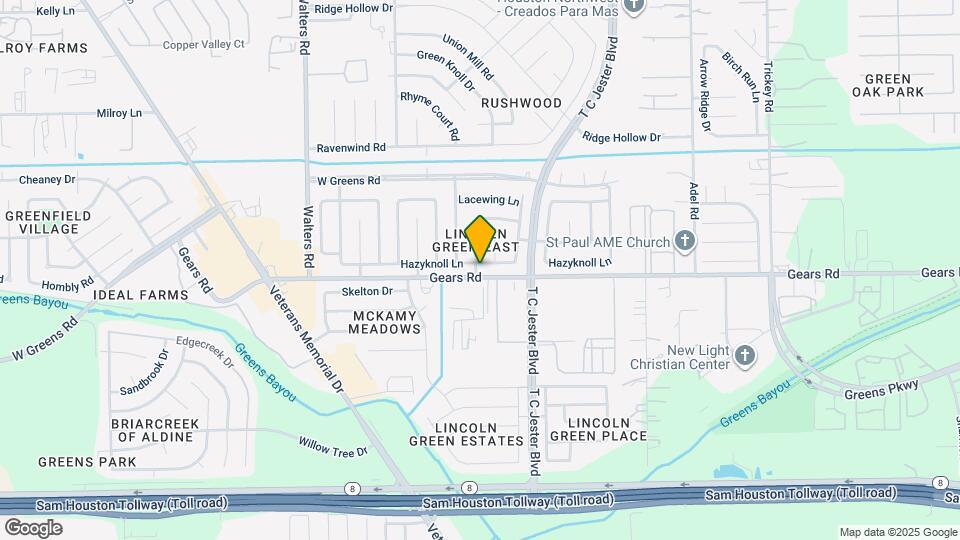 2215 Hazyknoll Ln Map and Location Details