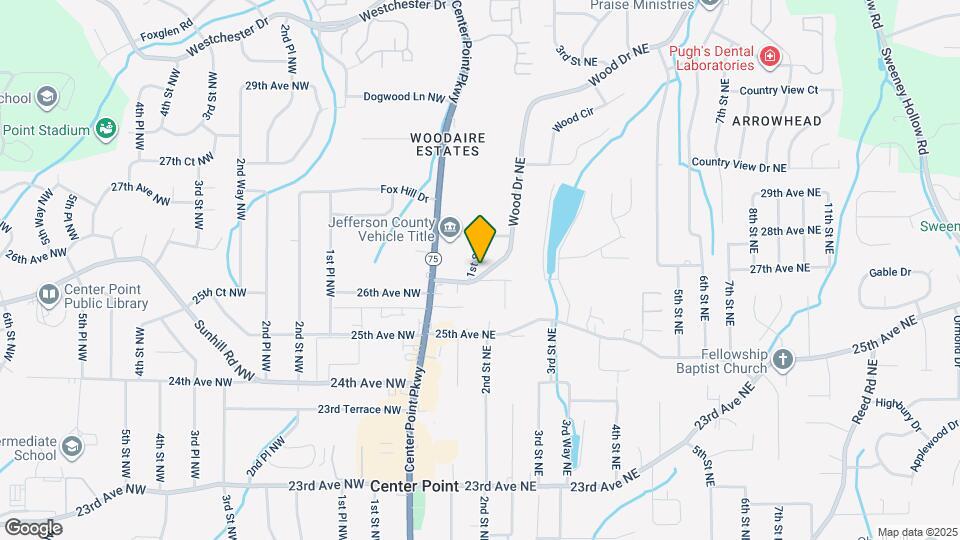 2604 Wood Dr NE Map and Location Details