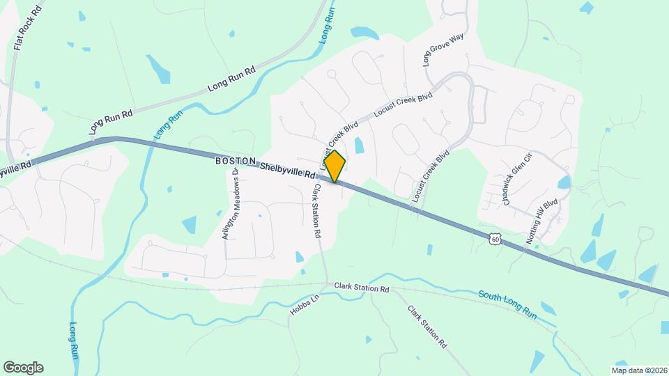 18206 Shelbyville Rd Map and Location Details