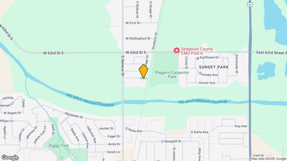 6610 S Osage Ct Map and Location Details